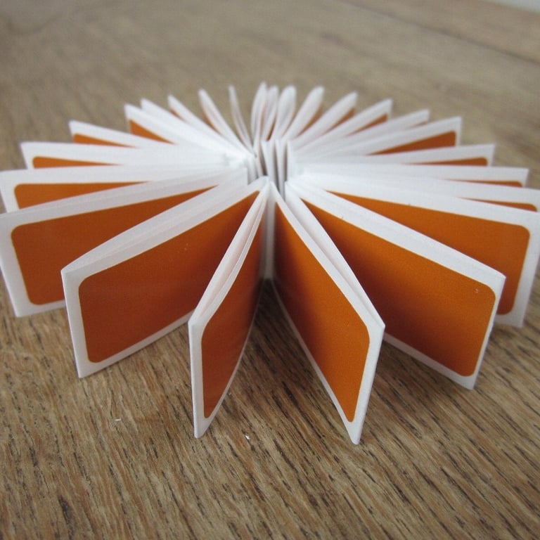 50 Small Copper Brown Stickers