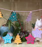Folk-art Christmas tree decorations - Image 4
