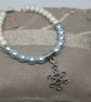 Two tone Snowflake charm bracelet - Image 2