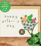 Plantable Basil Seed Father's Day Card, Eco Friendly Gardening Gift For Dad