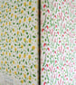 Set of two British wildflowers- Tansy and Heather- hand bound recycled notebooks - Image 3