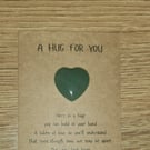 Pocket heart hugs - Green Aventurine 