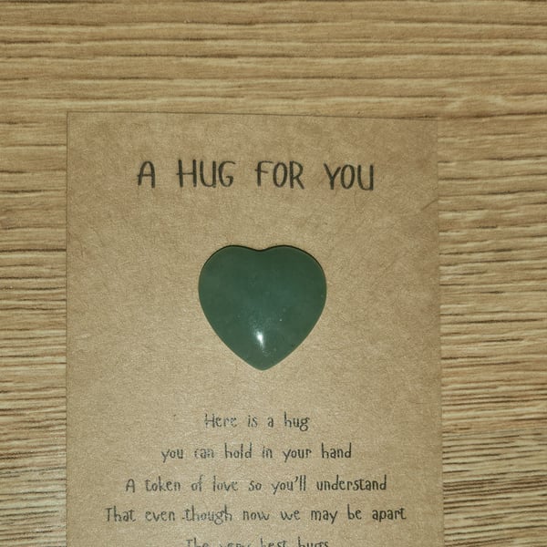 Pocket heart hugs - Green Aventurine 