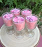 Set of Five Soy Wax Candles in Glasses -  Sugared Almond Scent