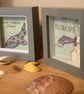 Hand Embroidered Picture of Humpback Whale - Image 4