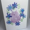 Purple Cat Card