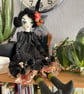 Handmade Art Doll Fenella the Witch for Halloween decor - Image 5