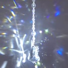 Suncatcher handmade clear hanging decoration with baroque prism
