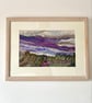 Breathe, an outdoor meditation, hand embroidered abstract landscape  - Image 2