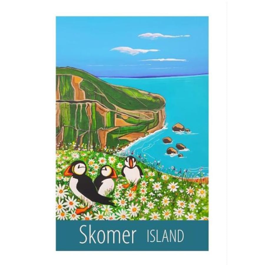 Skomer Island - unframed