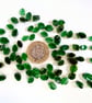 Transparent green leaf murrini made with Bullseye 90coe glass - Image 3