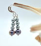 Pearl Earrings, Freshwater Pearl, Shell Pearl & Sterling Silver, June Birthstone