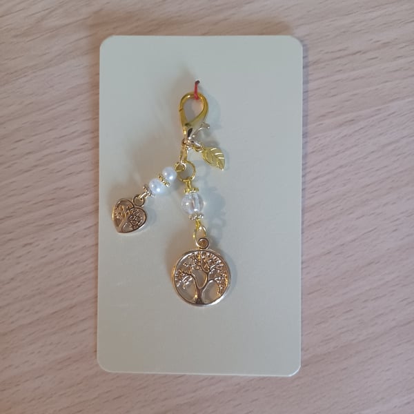 3 Beaded clip on charm pack