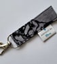Handmade marble effect fabric keyring  - Image 2