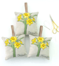 Daffodil Linen Lavender Bag  - Image 1