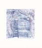 The Sleeping Princess - blues and purple - Drypoint Etching   - Image 3