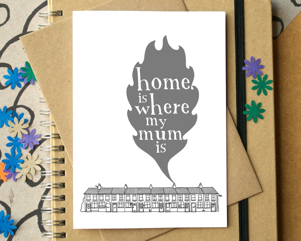 Home is Where My Mum Is Card