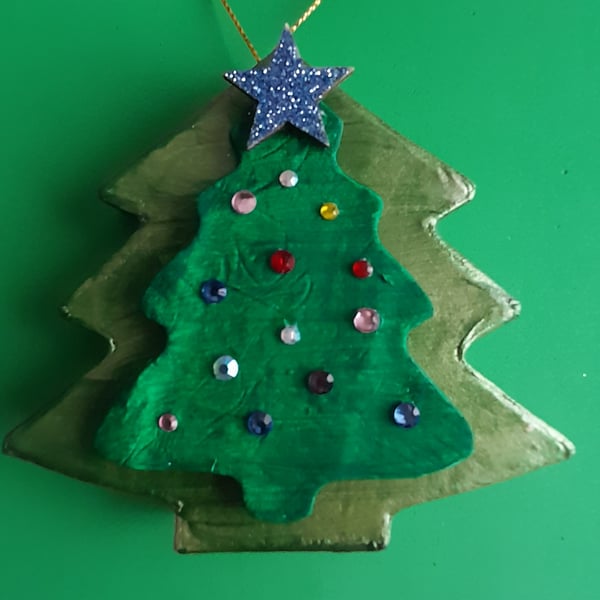 Bauble - paper mache 