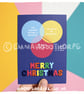 Let It Snow Venn Diagram Christmas Greetings Card