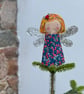 Embroidered Tree Top Fairy Decoration - Image 2
