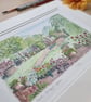 Overton Oasis, St Mary's Garden - Limited Edition Art Print - Image 4