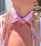 Upcycled Rose Gold and Pink Statement Collar - The Neckcessory Removable Collar - Image 8