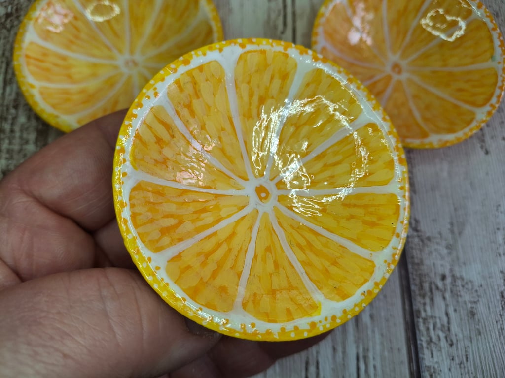 Lemon half, mini trinket dish,  Fruit themed lemon ring dish 