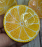 Lemon half, mini trinket dish,  Fruit themed lemon ring dish  - Image 2