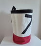 Colourful Upcycled Sailcloth Storage Baskets – Large Laundry and Toy Baskets - Image 4