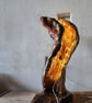 Sculptural wood torso lamp - Image 4