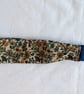 Vintage fabric hair band, autumnal flowers