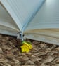  Yellow Felt Daisy Bookmark, Handmade Floral Page Marker, Cute Gift for Readers - Image 4