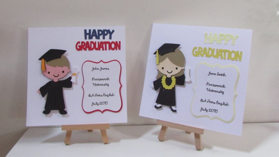 Personalised Graduation Cards