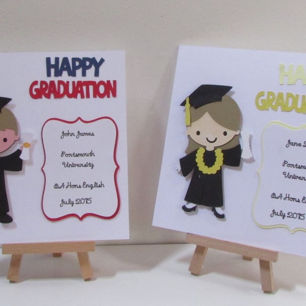 Personalised Graduation Cards