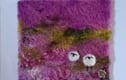 Needle felted paintings 
