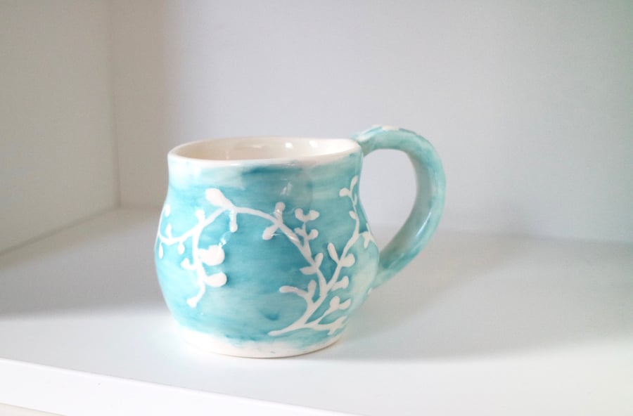 Blue Porcelain Expresso Cup