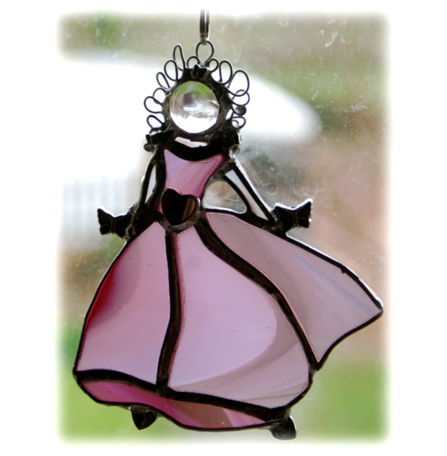 SOLD Princess Suncatcher Stained Glass Suncatcher Cinderella Dancer