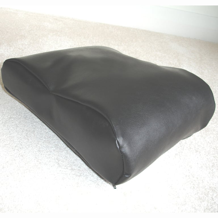 Neck Pillow Cover Tattoo Beauty Parlour Vegan Leather Black Tempur Original