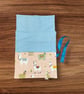 Straight knitting needle case with colourful llamas, single point needle case - Image 5