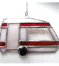 Caravan Suncatcher Stained Glass Classic Red - Image 1