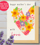 Plantable Mother's Day Card Card, Wildflower Seed Paper, Ecofriendly
