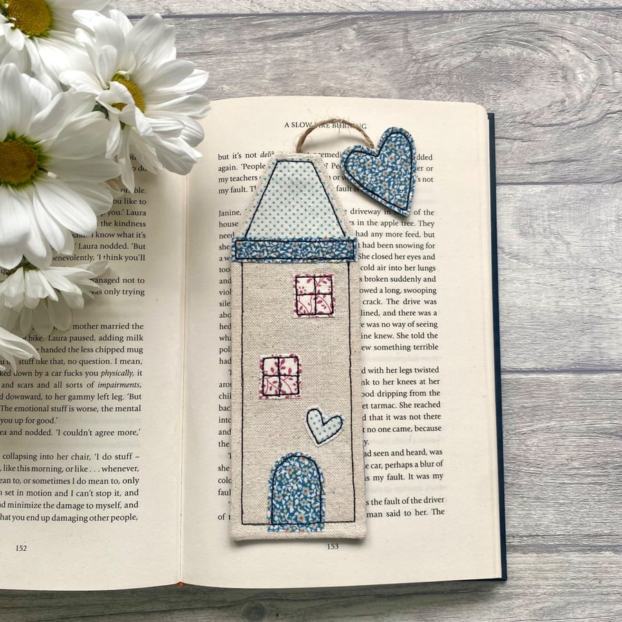 Bookmark, tall house bookmark 