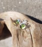 Peridot Ear Studs 5mm - Image 4