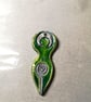 Hand Painted Green Goddess - Image 5