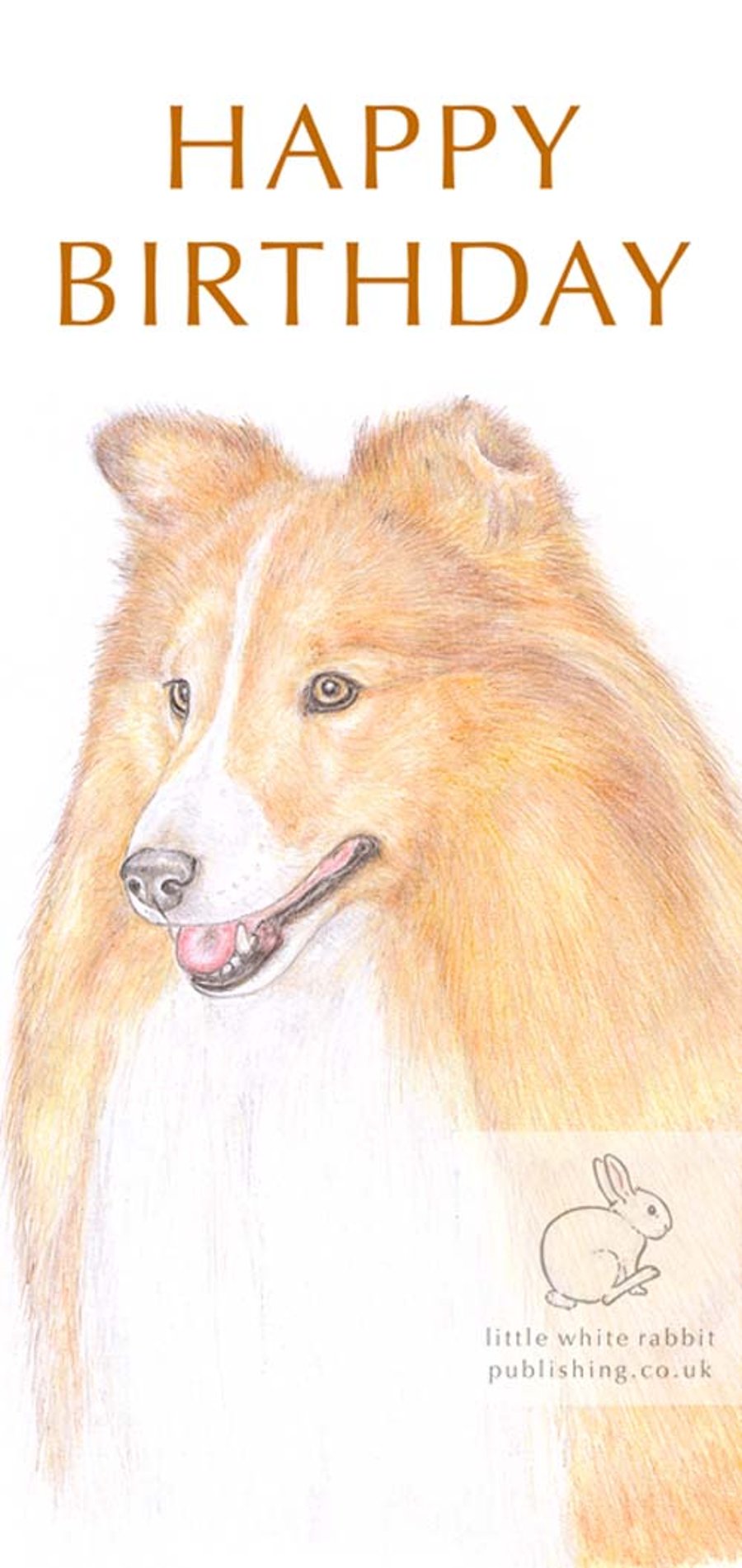 Bonnie the Shetland Sheepdog - Birthday Card
