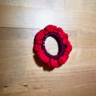 Crochet Daisy Scrunchie