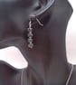 Faceted Ruby in Zoisite Bar on 925 Silver Chain & Earrings, Gift for Her - Image 9
