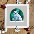 Arctic Fox Art Print