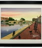 St Ives Bridge & Chapel, Rural Landscape Framed & Unframed Fine Art Print Gift - Image 1