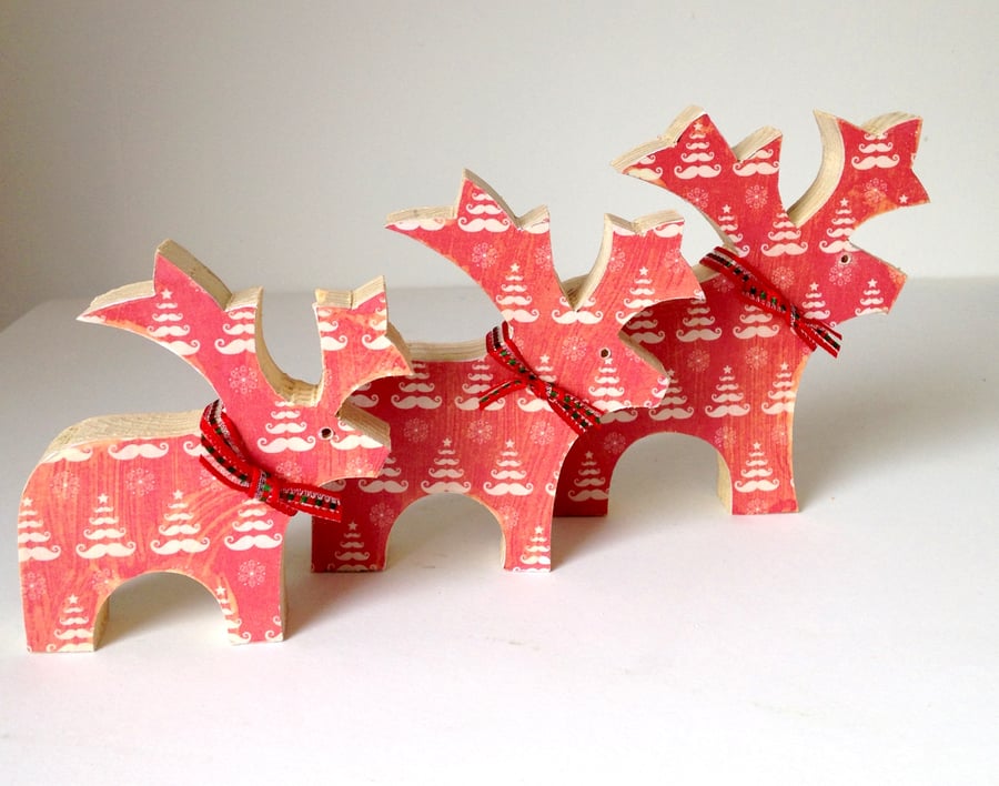 Wooden Reindeer Sets